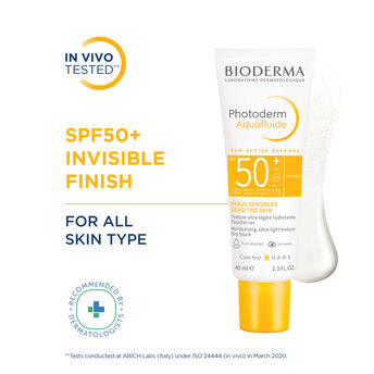 Bioderma Photoderm Aquafluide SPF 50+ PA++++ Invisible Sunscreen