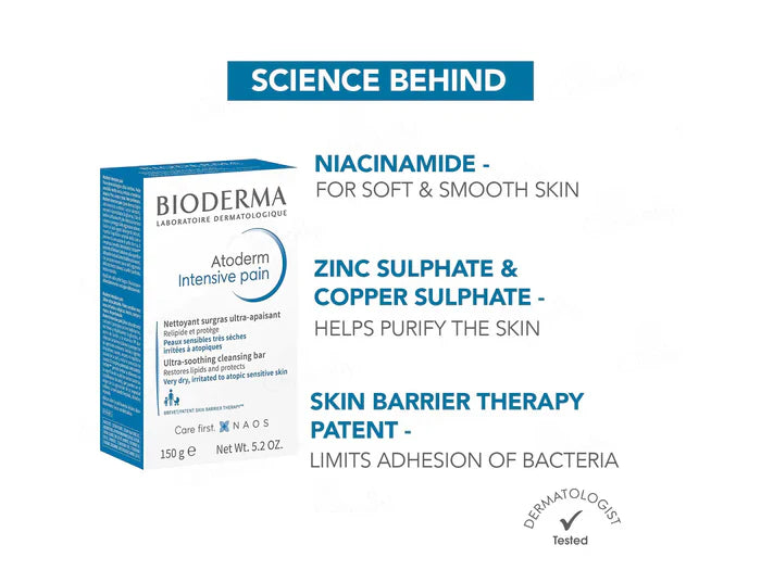 Bioderma Atoderm Intensive Pain Cleansing Bar