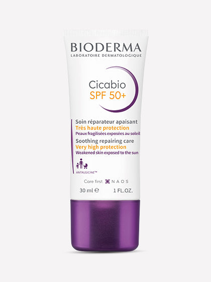 Cicabio SPF 50+ Repairing Cream For Damaged Skin - Water-Proof & Scar Treatment