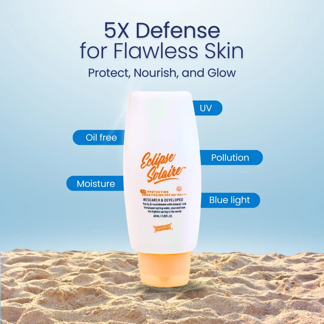 Eclipse Solaire Aqua Fusion - 5X Protection With SPF 50 PA +++ in 60ML
