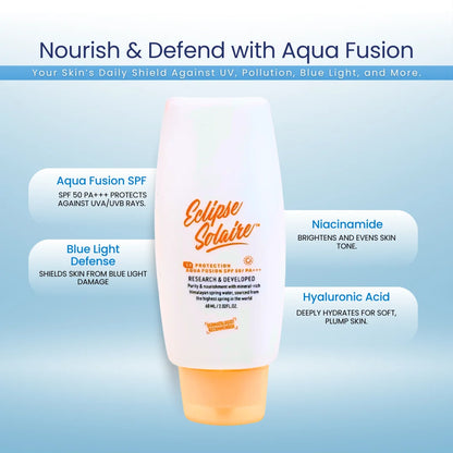 Eclipse Solaire Aqua Fusion - 5X Protection With SPF 50 PA +++ in 60ML