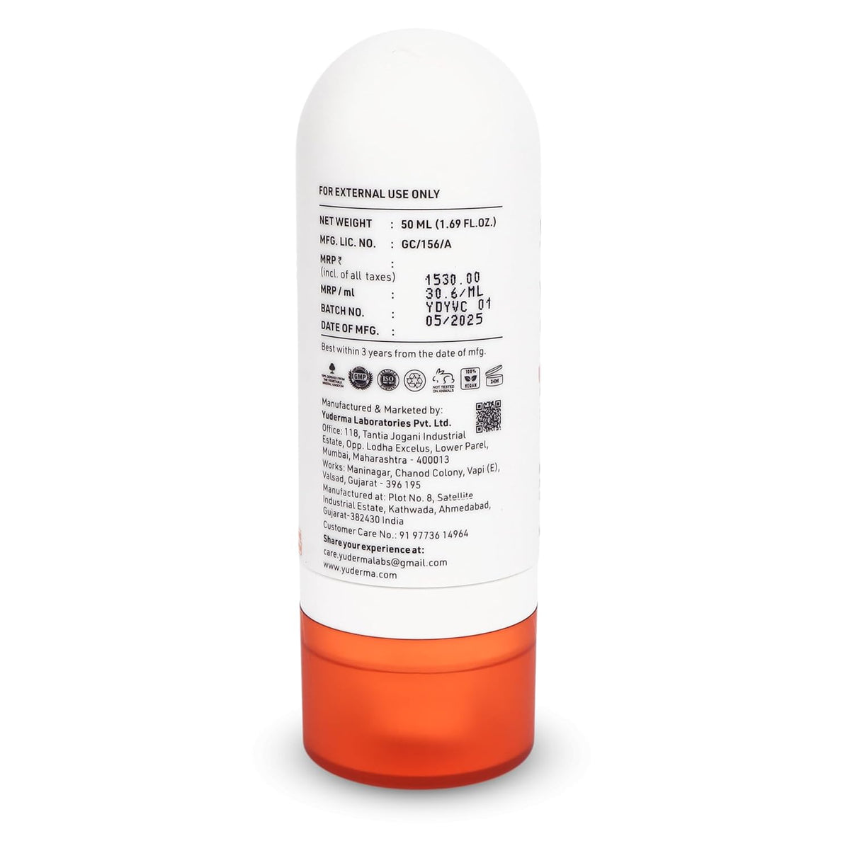 Yuderma Yuvit C Cream 2 VC Moisturizing Antiaging Cream