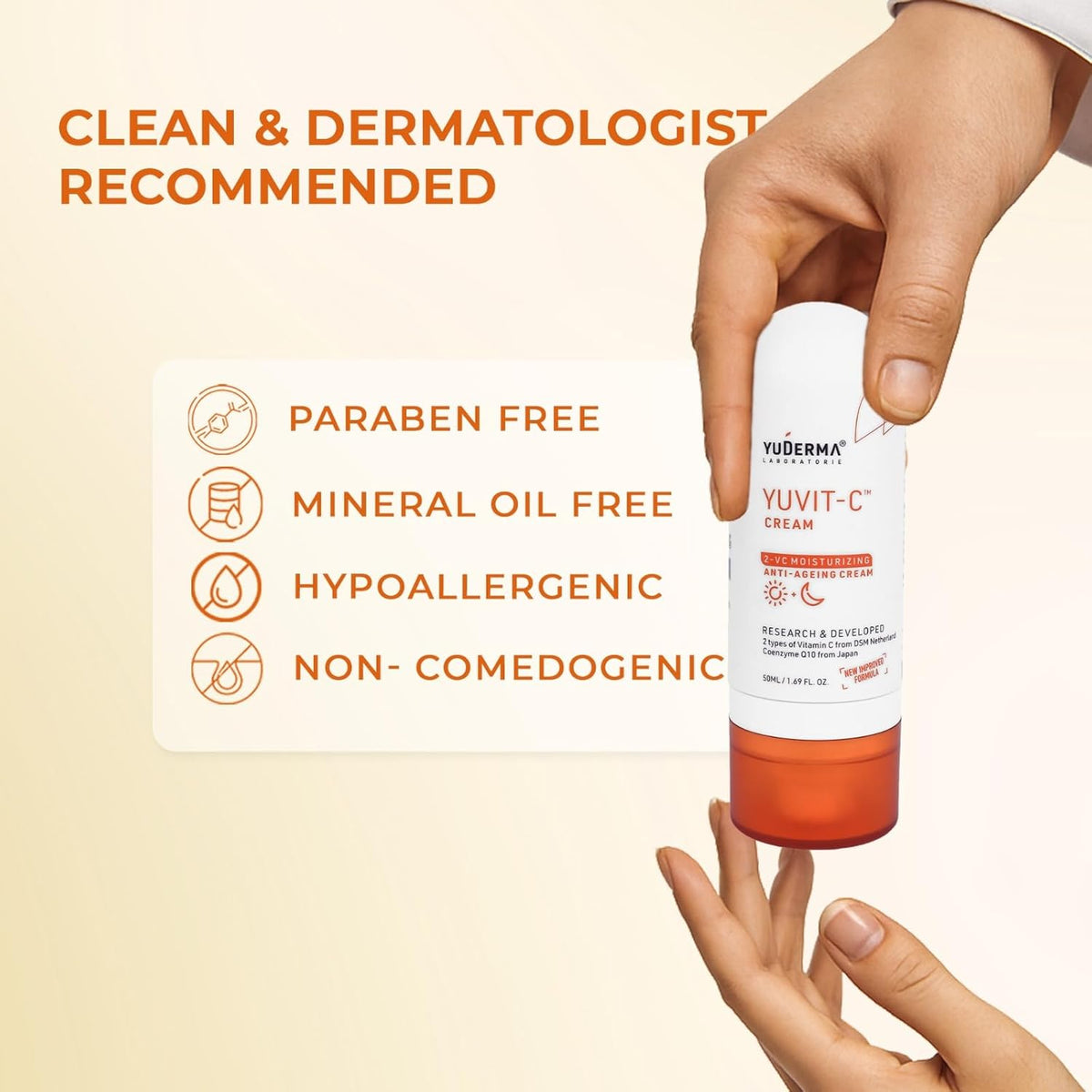 Yuderma Yuvit C Cream 2 VC Moisturizing Antiaging Cream