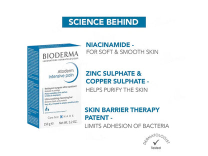 Bioderma Atoderm Intensive Pain Cleansing Bar