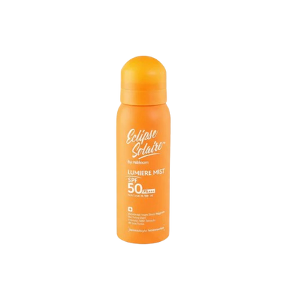 Eclipse Solaire Lumiere Mist Sunscreen Spray SPF 50 PA+++ UVA/ UVB/ IR / BR / VR /No White Cast /All Skin Types | 100ML