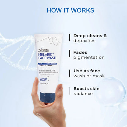 Melarid Triple Action Face Wash & Mask